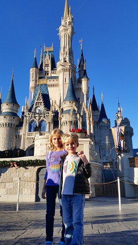 The Kids In Front Of Cinderella's Castle