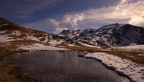 A Frozen Lake, Bzerpi Mountain Trail, Krasnodarskiy Kray, Russia