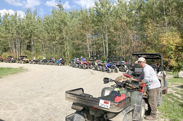 Prospector ATV ride to Crane Lake