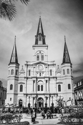 St. Louis Cathedral B&W