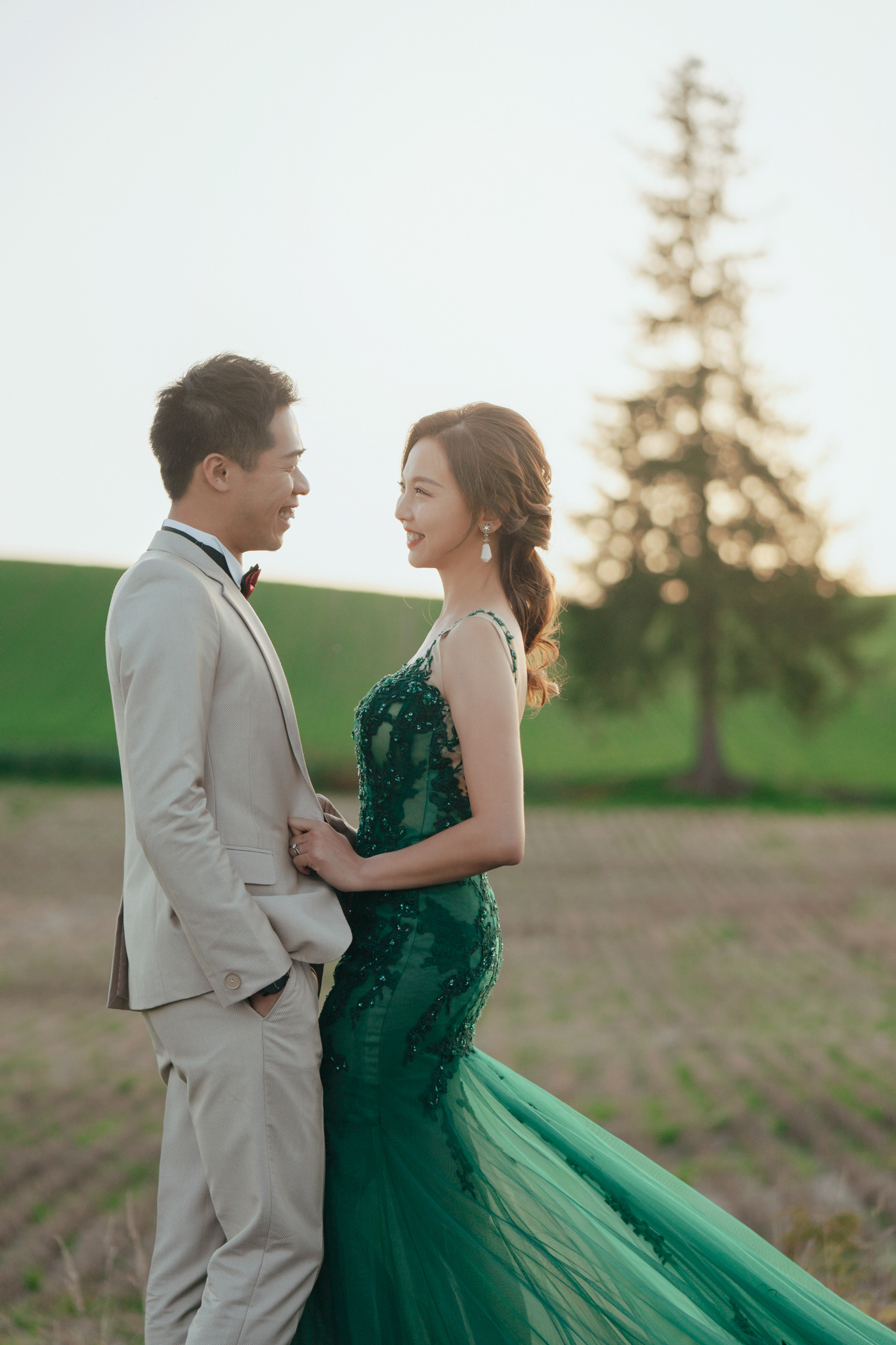 EASTERN WEDDING, Donfer, 海外婚紗, 北海道婚紗, 楓葉