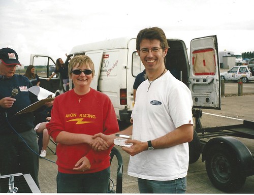 Class E champion  2006 Andy Woodall with Rachel Buckley