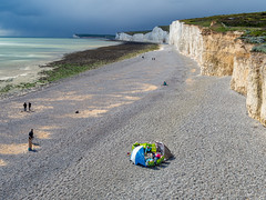 The White Cliffs of the Seven Sister from the Birling Gap - UK