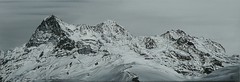 "L'Eiger" Acrylique sur toile 72x25cm
