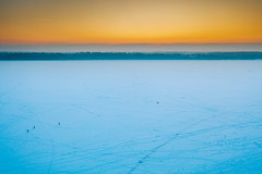 Walking on ice | Kaunas aerial #19/365