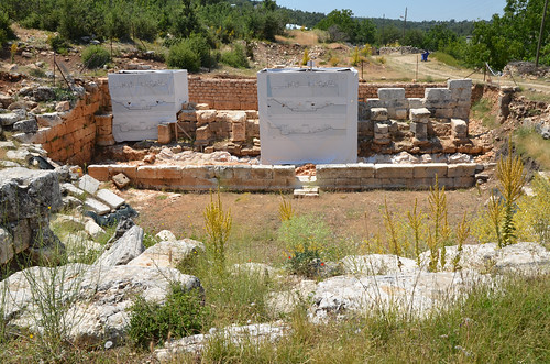 The stage building of the Roman theatre, Olba, Cilicia, Turkey