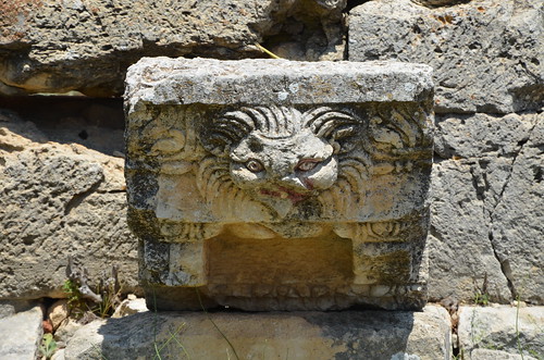 Architectural block from the Temple of Zeus Olbios, Diocaesarea, Cilicia, Turkey