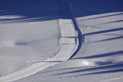 Piste de ski de fond @ Plateau de Beauregard