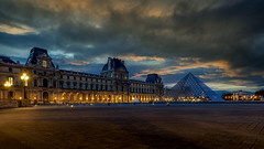 [Explore 30/01/21 #13] Coucher de soleil sur la pyramide du Louvre - Paris