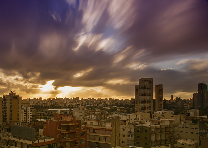 Cloudy Sunset over Beirut<br/>© <a href="https://flickr.com/people/93597021@N02" target="_blank" rel="nofollow">93597021@N02</a> (<a href="https://flickr.com/photo.gne?id=50894877082" target="_blank" rel="nofollow">Flickr</a>)
