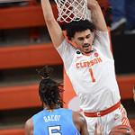 NCAA Basketball: North Carolina at Clemson