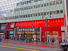 Sephora , Foot Locker , Target Stores on 34th St 6th - 7th Ave Midtown Manhattan New York City NY P00794 20191027_164849