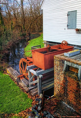 The Steel Mill Wheel at The Old Wye Mill in Wye Mills Maryland