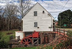 Side view of the Old Wye Mill in Wye Mills MD