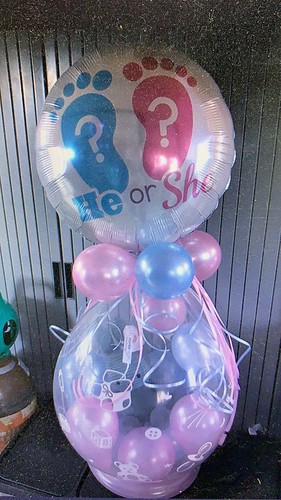 Kadoballon Gender Reveal Party He or She