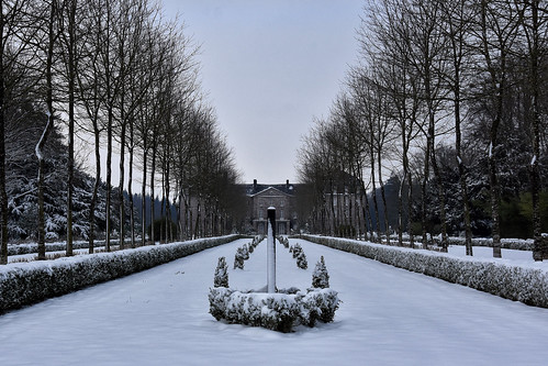 La neige au chateau de l'Hermitage
