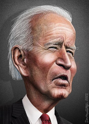 Joe Biden - Caricature, From FlickrPhotos