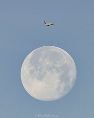 A jet hops over the Moon (Explored 03.01.2021)