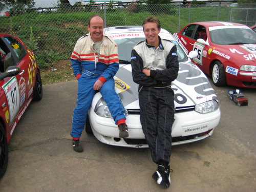 John Griffiths and Chris Finch at Snetterton 2008