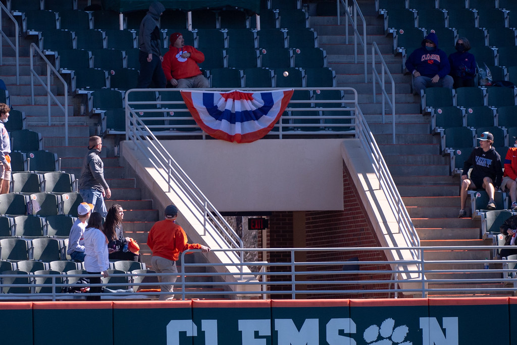 Clemson Baseball Photo of Fans and cincinnati