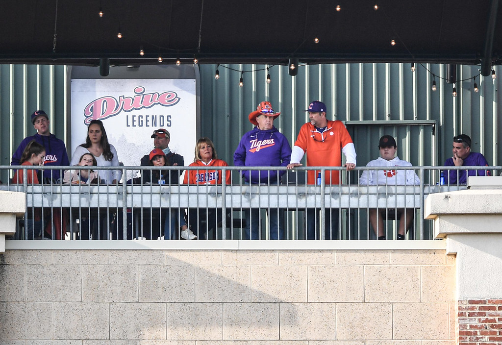 Clemson Baseball Photo of Fans and South Carolina
