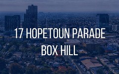 17 Hopetoun Parade, Box Hill VIC
