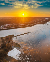 Spring flood | Kaunas aerial #61/365