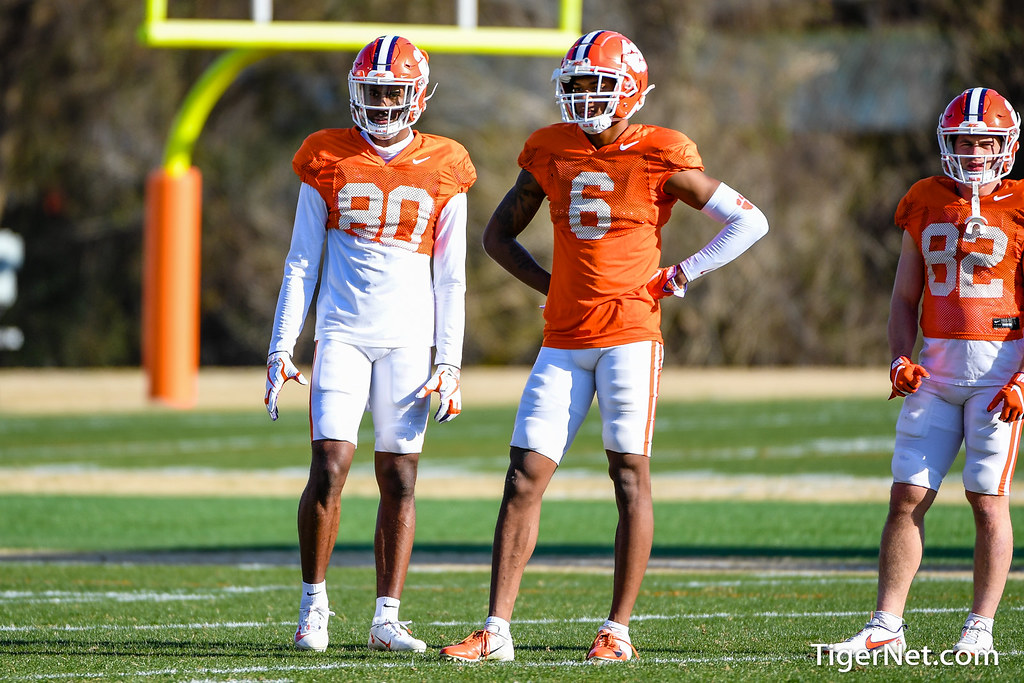 Clemson Football Photo of Beaux Collins and EJ Williams
