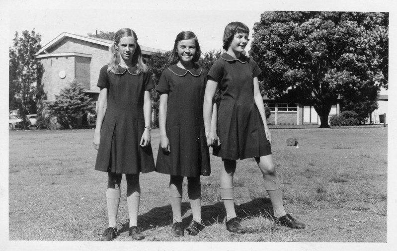 1972 - The first class of Girls at TAS