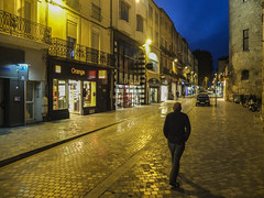Altstadt Narbonne abends
