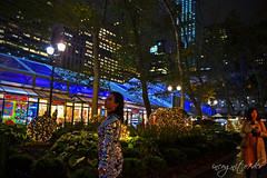 Me & The Beautiful Bryant Park Winter Village at Night Midtown Manhattan New York City NY P00832 DSC_3596
