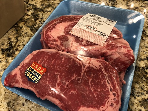 Preparing a Ribeye Steak by Wesley Fryer, on Flickr