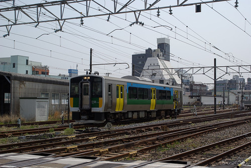 JR East E130-110 railcar Kisarazu - Kazusa-Kameyama train