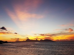 Sunset de ce soir à Tahiti (Explore 26/03/21)