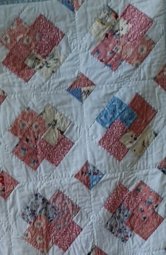 Evelyn's Baby Quilt detail by Helene Rhine