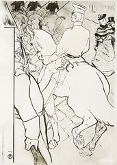 Babylone d&rsquo;Allemagne (1894) print by Henri de Toulouse&ndash;Lautrec. Original from The Art Institute of Chicago. Digitally enhanced by rawpixel.
