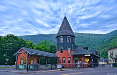 Train Station in Jim Thorpe, Pennsylvania
