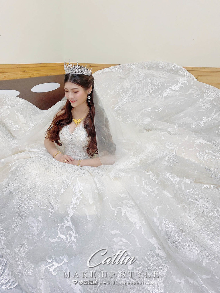 【新秘Catlin 】bride若芸 結婚造型 /華麗公主,仙氣甜美