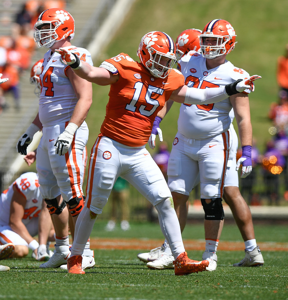Clemson Football Photo of Jake Venables and sc and usa