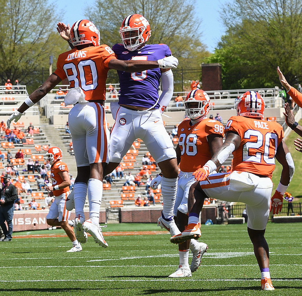 Clemson Football Photo of Beaux Collins and DJ Uiagalelei and sc and usa