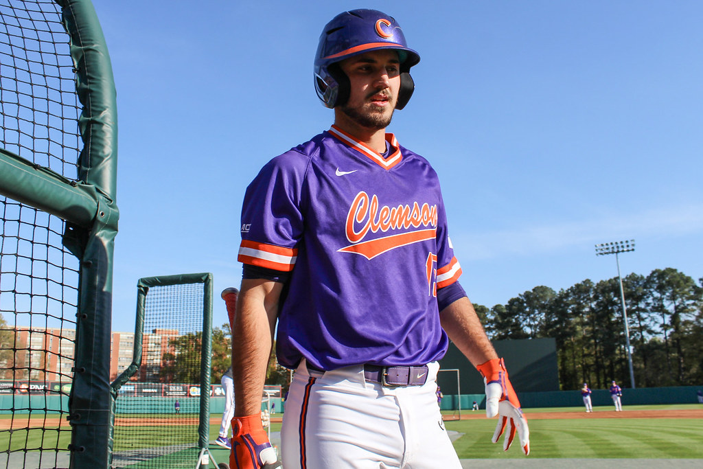 Clemson Baseball Photo of James Parker and NC State