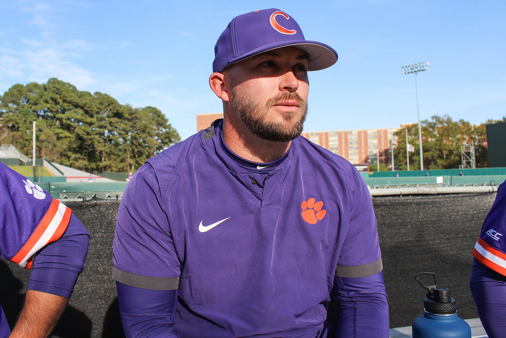Clemson Baseball Photo of Thomas Brittle and NC State