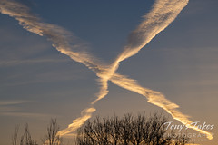April 4, 2021 - Cross in the sky for Easter. (Tony's Takes)