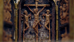 Pendant triptych with scenes of the Passion