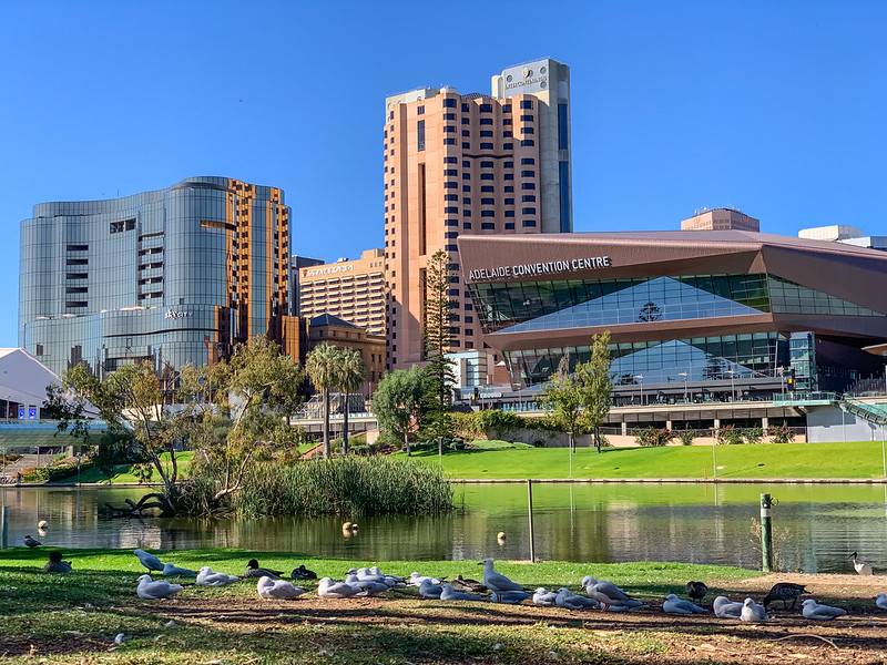 Adelaide Convention Centre<br/>© <a href="https://flickr.com/people/68686051@N00" target="_blank" rel="nofollow">68686051@N00</a> (<a href="https://flickr.com/photo.gne?id=51121629787" target="_blank" rel="nofollow">Flickr</a>)
