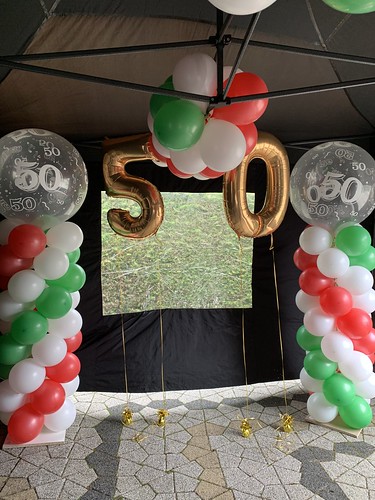 Folieballon Cijfer 50 Verjaardag Abraham Sarah