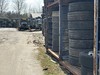 Lots of tires and former military trucks