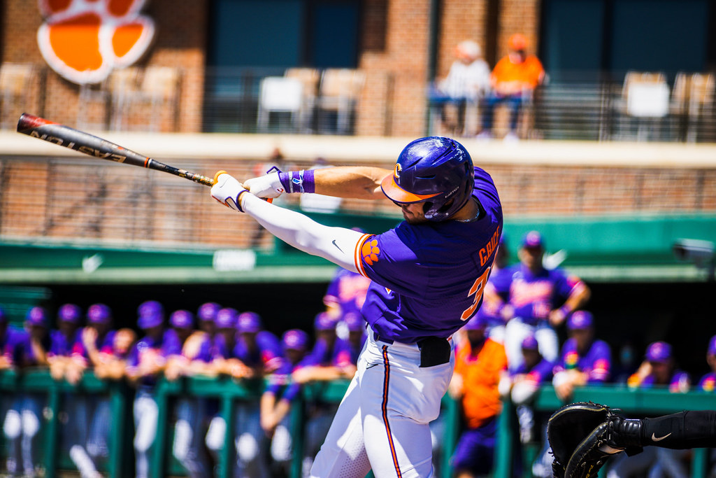 Clemson Baseball Photo of Caden Grice and Wake Forest