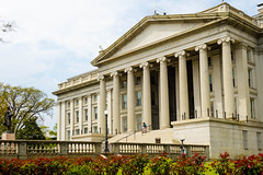 US Treasury building in Washington DC