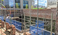 Rebuilding the brick walls at The Miley Tunnel at Preston